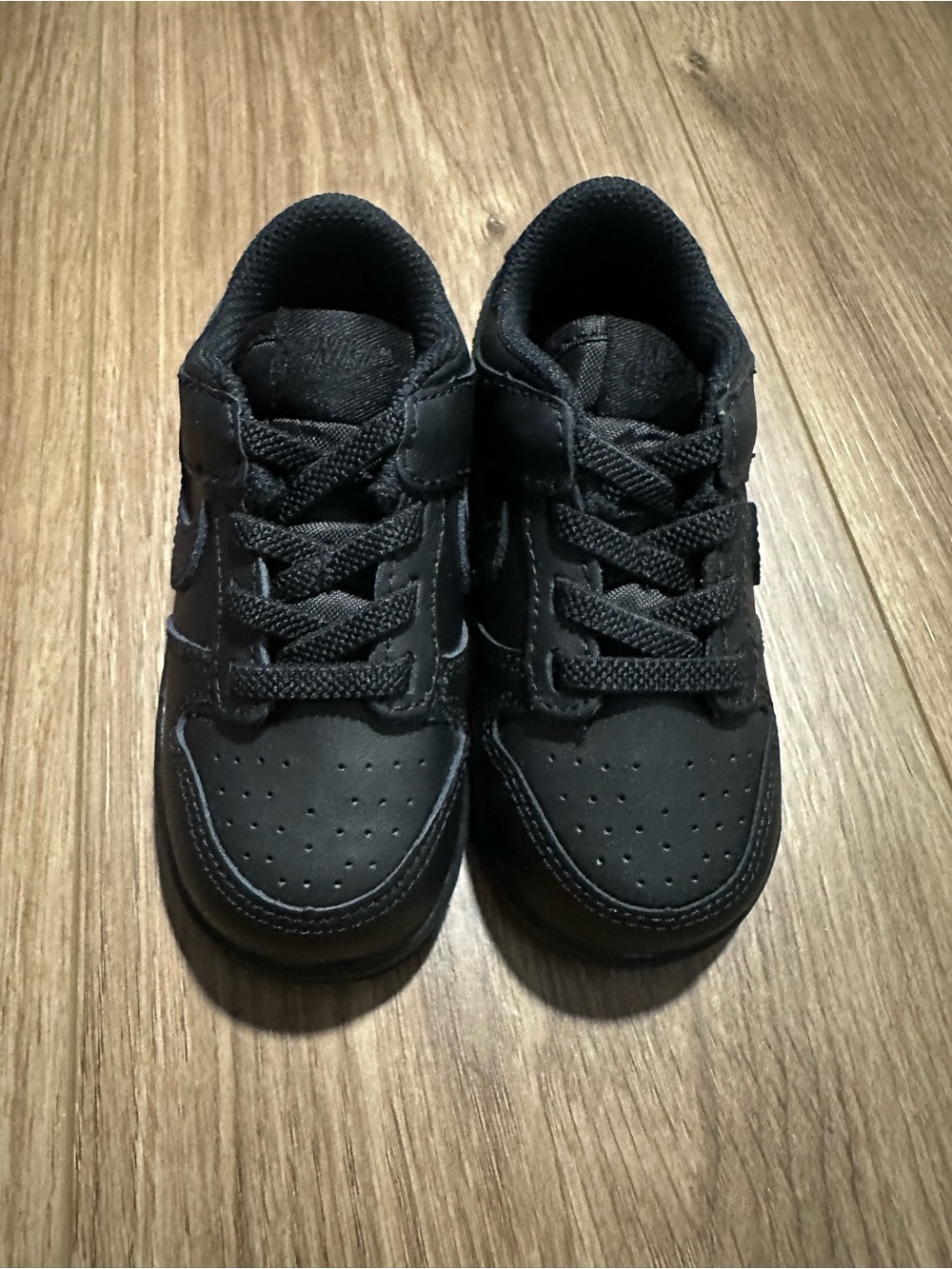 Nike Dunk Low Toddler Shoes Black Size 7C